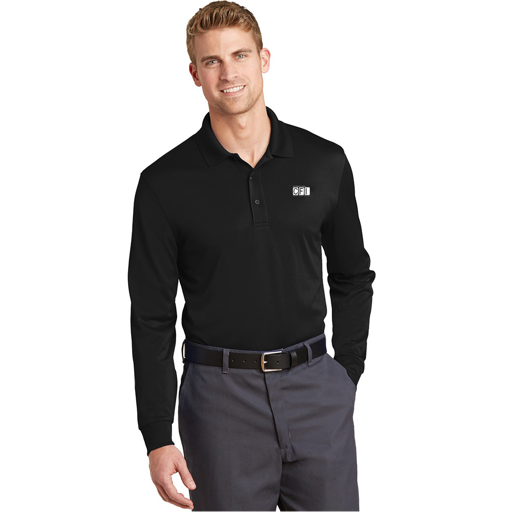 Snag-Proof Long Sleeve Polo