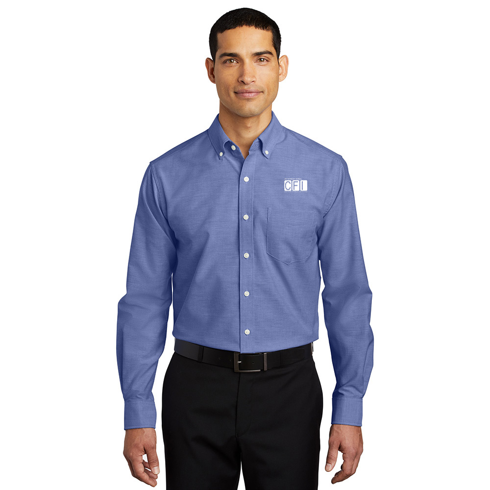 Long Sleeve SuperPro™ Oxford Shirt